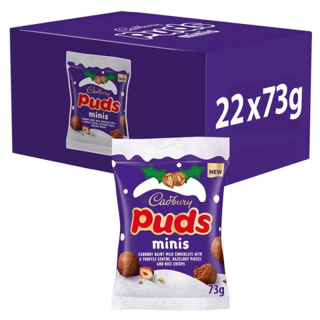 Cadbury Cadbury Mini Puds Bag 73g 4305010