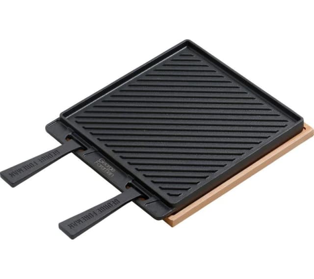 GEORGE FOREMAN GFDSG01 Dual Sided Griddle Plate - Black 5056233834627