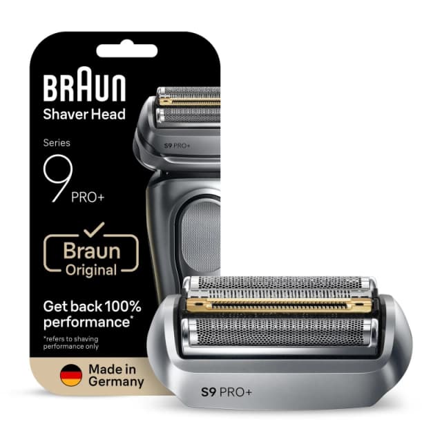 Braun Electric Shaver Head Replacement Series 9 96M Silver Men