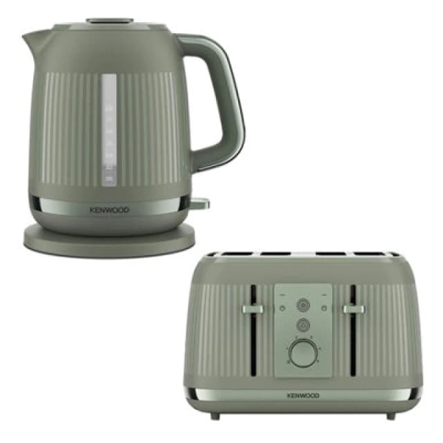 Kenwood Kenwood - Dusk 1.7L Kettle & 4 Slice Toaster Set, Green KWPK7