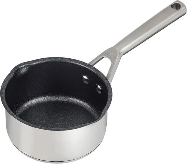 Ninja Foodi Zerostick 16cm Milk Pan C61216UK Pan Sets 16cm Stainless Steel/Black 41178690002