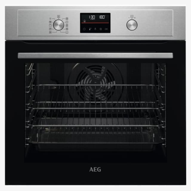 AEG BPX53506EM Series 6000 Pyrolytic Multifunction Single Oven - STAINLESS STEEL BPX53506EM
