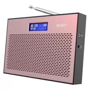 Majority Histon Portable DAB+ Radio - Rose Gold