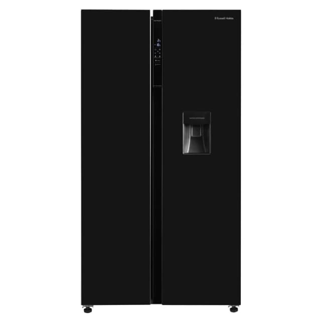Russell Hobbs RH90AFF201B-WD Fridge Freezer with Water Dispenser Black unisex 439L