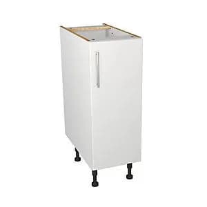 Wickes Seville White Gloss Fitted Base Unit - 300 mm