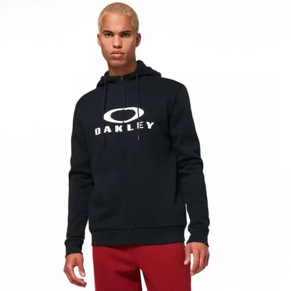 Oakley Bark FZ Hoodie 2.0 - Black/White - M