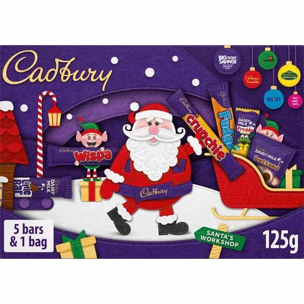 Cadbury Gifts Direct Cadbury Chocolate Selection Box 125g (Box of 10) 4308496O
