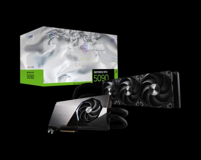 MSI NVIDIA GeForce RTX 5090 32GB SUPRIM LIQUID SOC GDDR7 Graphics Card