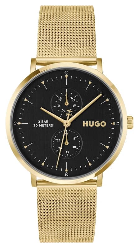 HUGO 1530458 #STYLE Multi-Function Quartz (40mm) Black Dial Watch