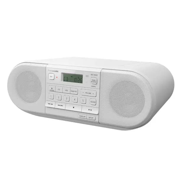 Panasonic Portable DAB+ Radio with CD Bluetooth and USB RXD552EW
