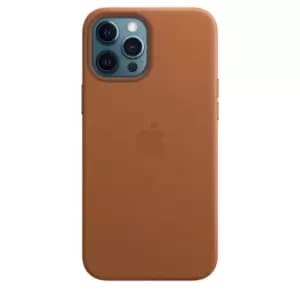 Apple iPhone 12 Pro Max Leather Case with MagSafe Saddle Brown MHKL3ZM/A