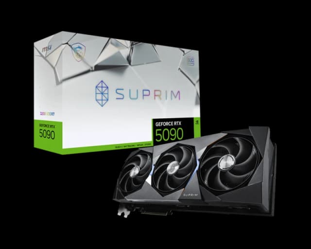 MSI NVIDIA GeForce RTX 5090 32G SUPRIM SOC GDDR7 Graphics Card