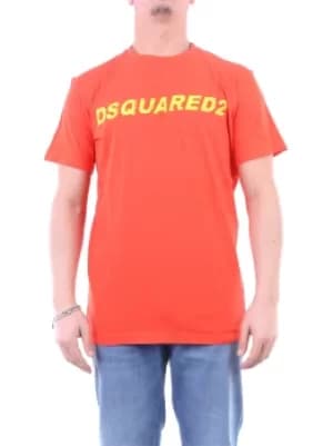 DSQUARED2 Short sleeve Men Orange