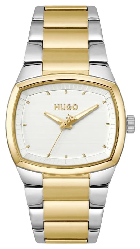 HUGO 1530461 #TELLY Three-Hand Quartz (40mm) Silver Dial / Watch