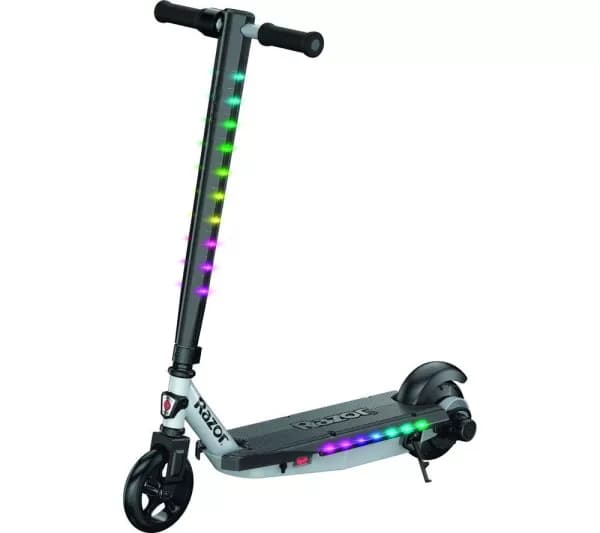 RAZOR Power Coreu0026tradeE90 Lightshow Electric Kids Scooter - Black