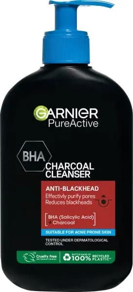 Garnier Pure Active Charcoal Cleanser Anti-Blackhead 250ml