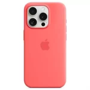 Apple iPhone 15 Pro Max Guava Silicone Case with MagSafe