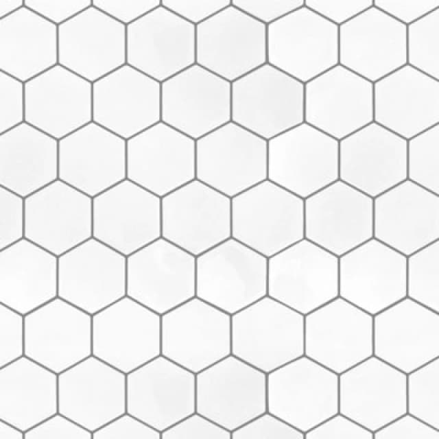 Arthouse Wall Tile Hexagon 30.5X30.5Cm White (5 Tiles Per Pack) - Sw30 6040